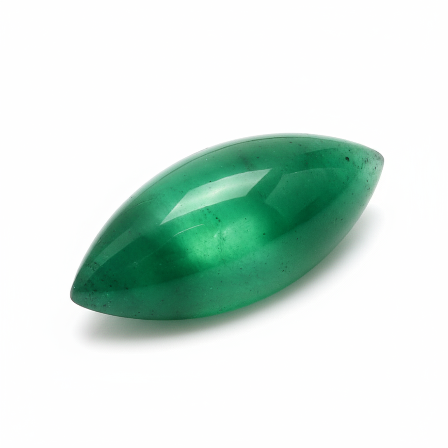 Emerald 10PC Tiny 4x8 MM Marquise  Cabochon Green Polished Precious Loose Gemstones Huvudsaklig produktbild