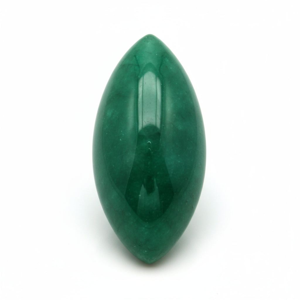 Emerald 10PC Tiny 4x8 MM Marquise  Cabochon Green Polished Precious Loose Gemstones