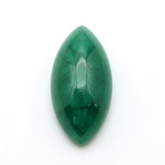 Emerald 1PC Small 5x10 MM Marquise  Cabochon Green Splendid Precious Semi Precious Gemstone
