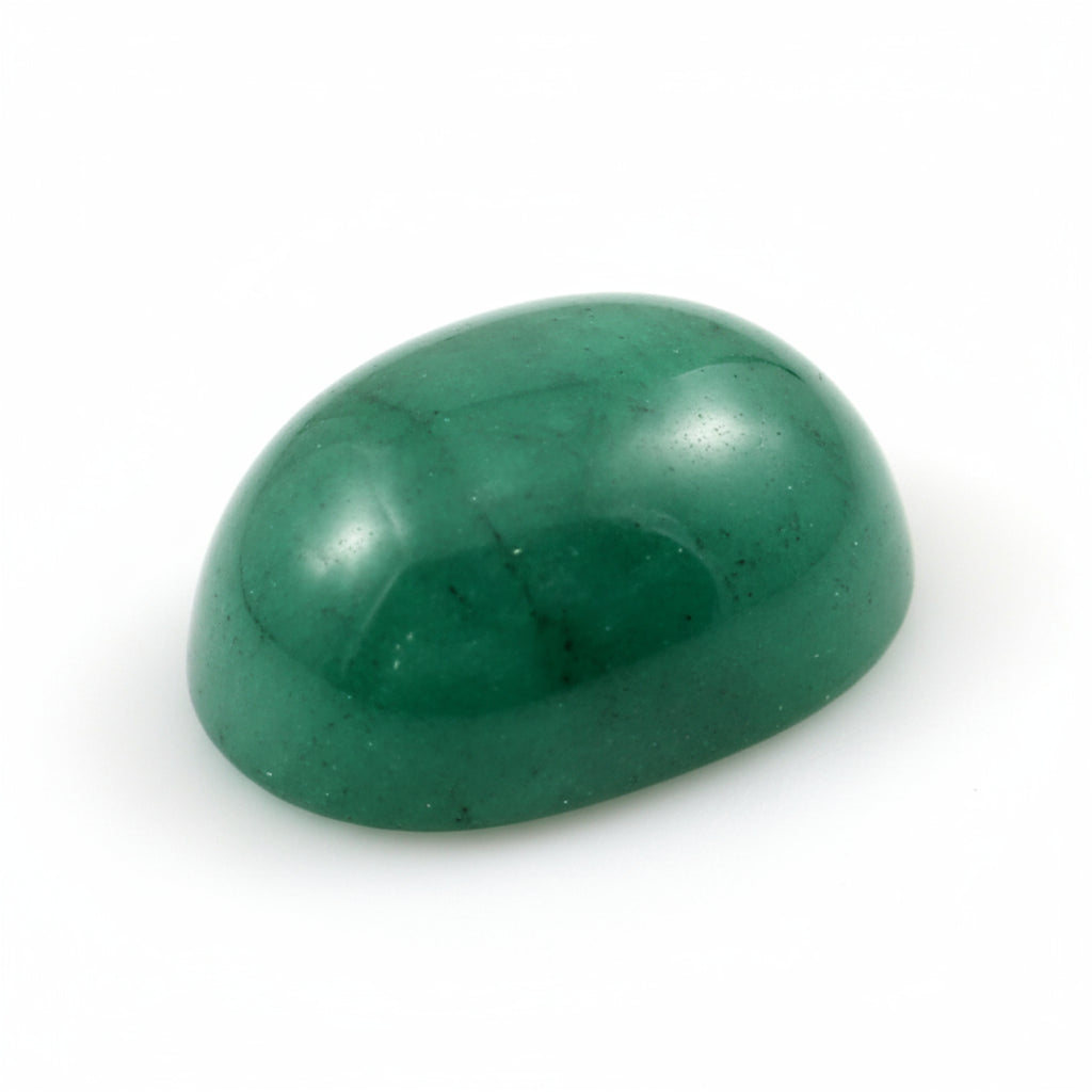 Emerald 10PC Tiny 3x5 MM Oval Cabochon Green Sparkling Precious Gems
