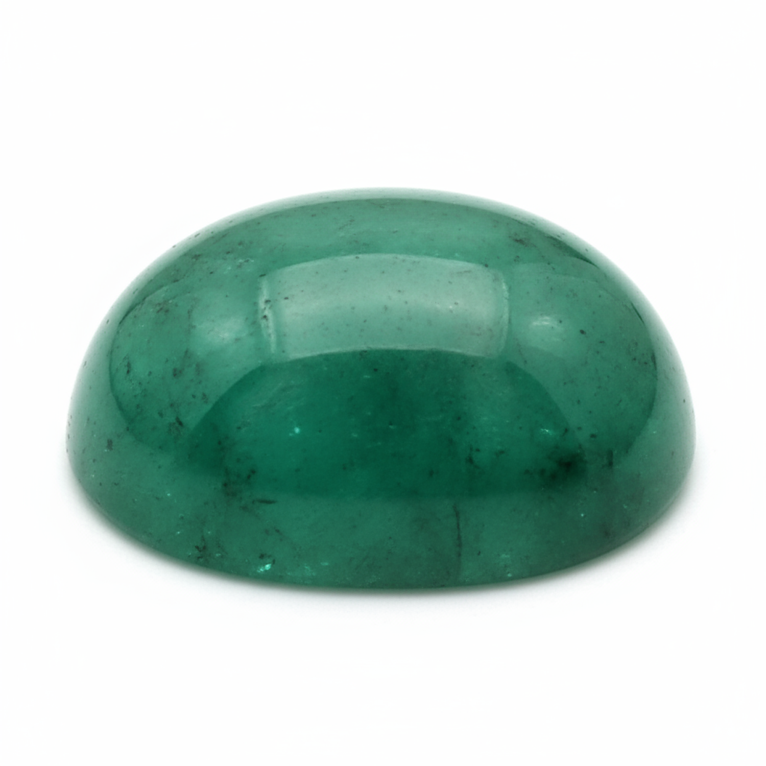 Emerald 10PC Tiny 3x5 MM Oval Cabochon Green Sparkling Precious Gems Immagine secondaria del prodotto