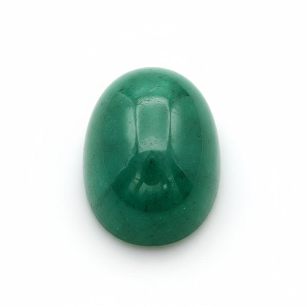 Emerald 10PC Tiny 4x6 MM Oval Cabochon Green Polished Precious Loose Gems