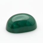 Emerald 1PC Small 6x9 MM Oval Cabochon Green Lustrous Precious Semi Precious Gemstone