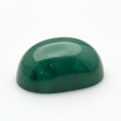 Emerald 1PC Small 6x9 MM Oval Cabochon Green Lustrous Precious Semi Precious Gemstone