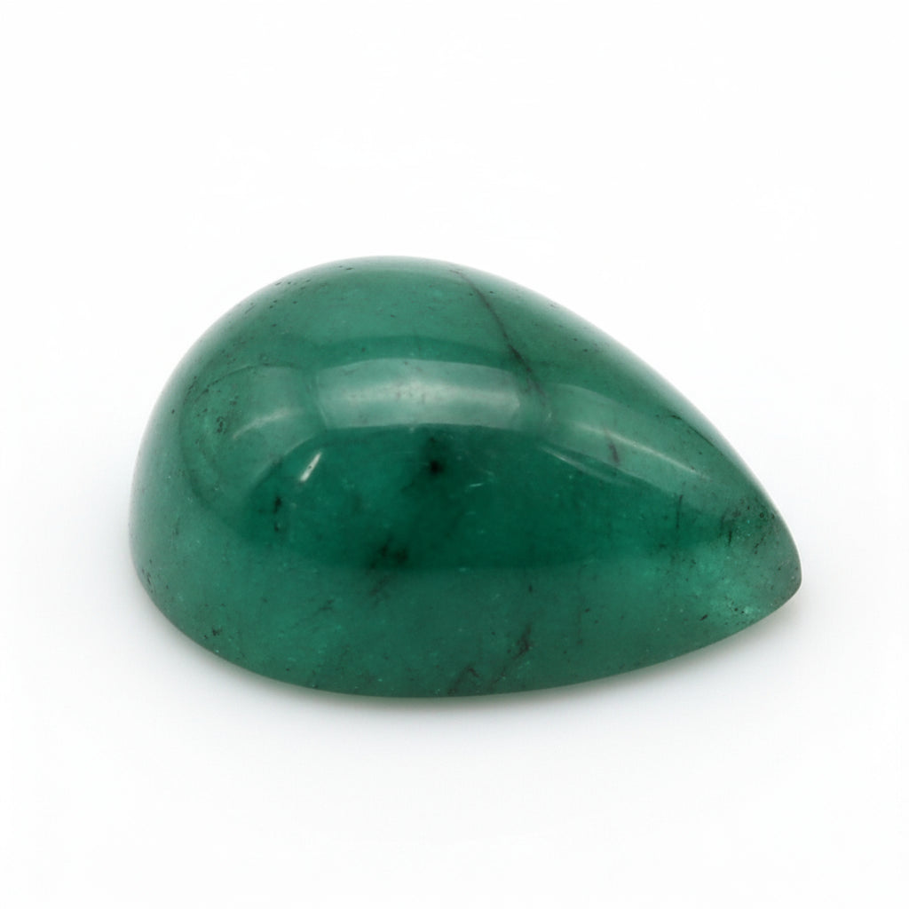 Emerald 10PC Tiny 4x6 MM Pear Cabochon Green Brilliant Precious Loose Gems