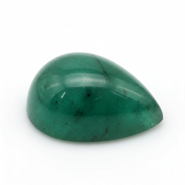 Emerald 10PC Tiny 4x6 MM Pear Cabochon Green Brilliant Precious Loose Gems