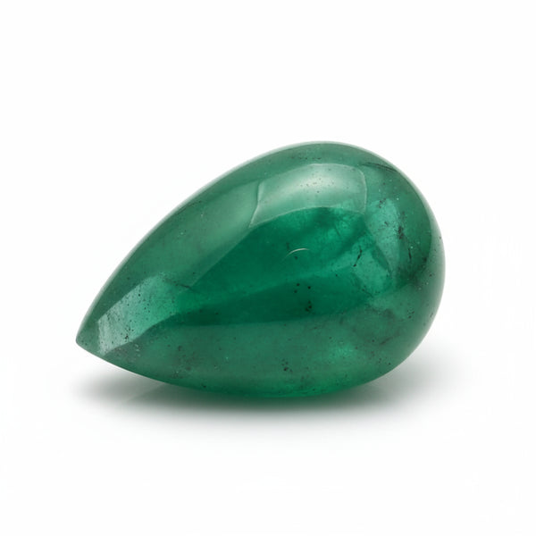 Emerald 10PC Tiny 4x6 MM Pear Cabochon Green Brilliant Precious Loose Gems