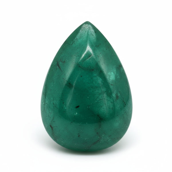 Emerald 1PC Tiny 5x7 MM Pear Cabochon Green Sparkling Precious Loose Gemstone