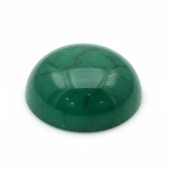 Emerald 1PC Large 10x10 MM Round Cabochon Green Genuine Precious Precious Gemstone
