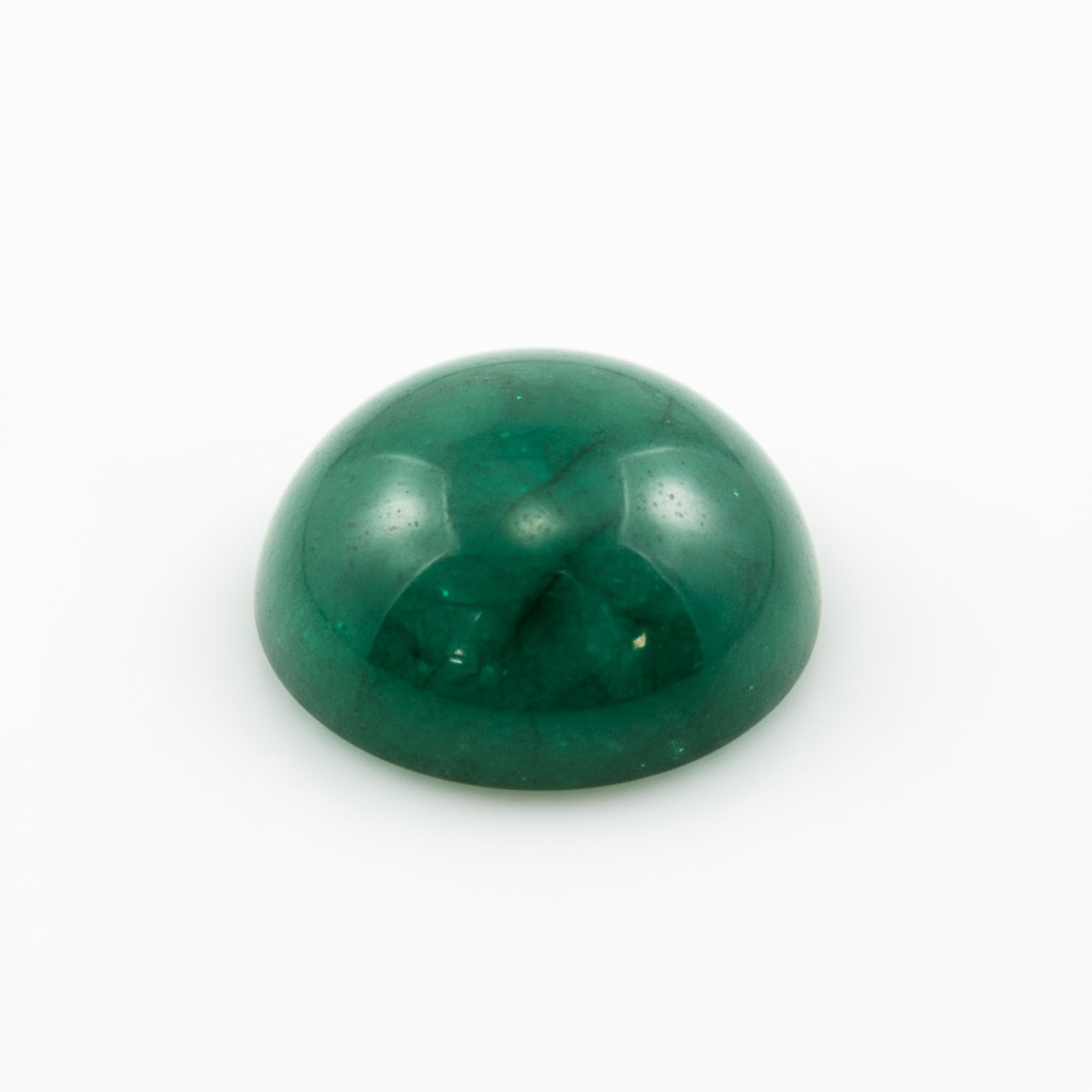 Emerald 10PC Tiny 3x3 MM Round Cabochon Green Splendid Precious Semi Precious Gemstone Immagine secondaria del prodotto