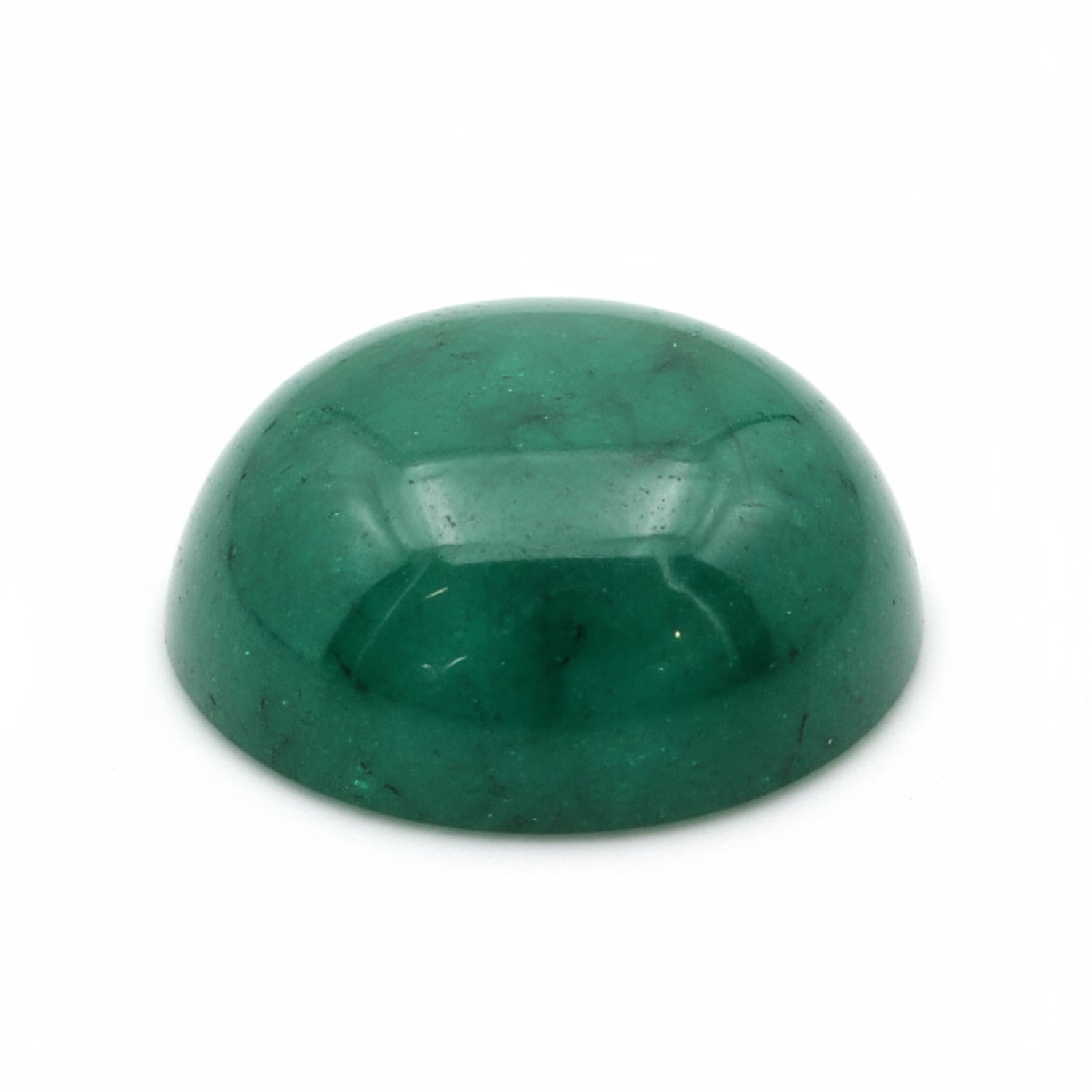 Emerald 10PC Tiny 4x4 MM Round Cabochon Green Luster Precious Precious Gemstone