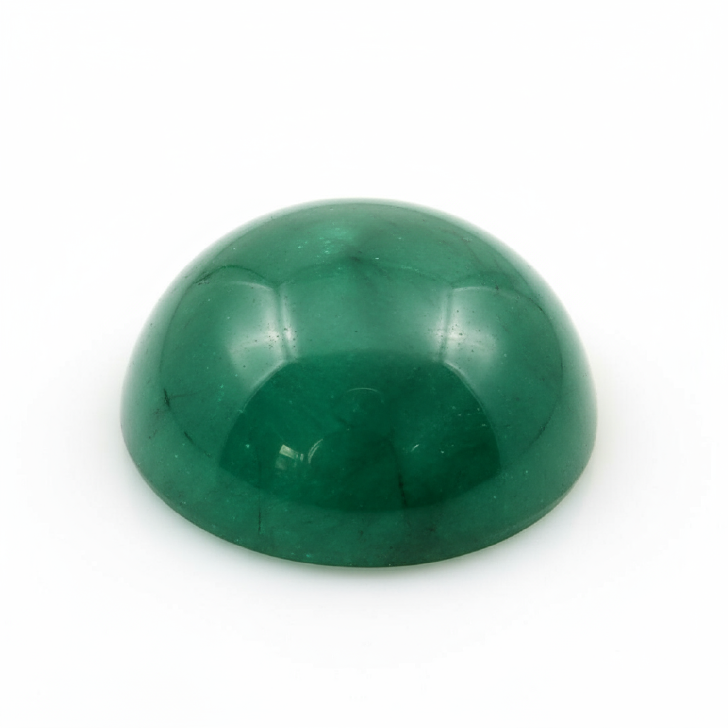 Emerald 10PC Tiny 5x5 MM Round Cabochon Green Lustrous Precious Gems Image secondaire du produit
