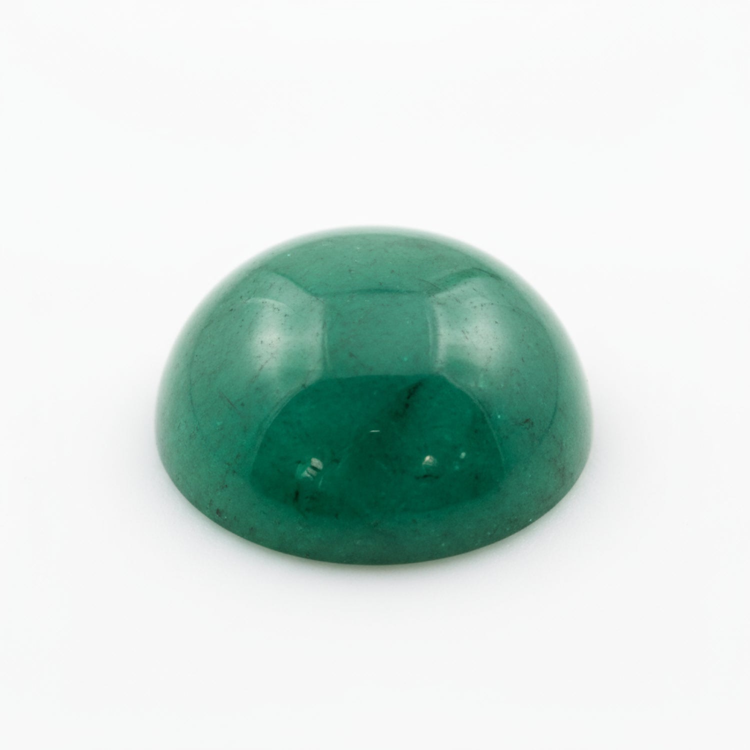 Emerald 1PC Tiny 6x6 MM Round Cabochon Green Shine Precious Loose Gems
