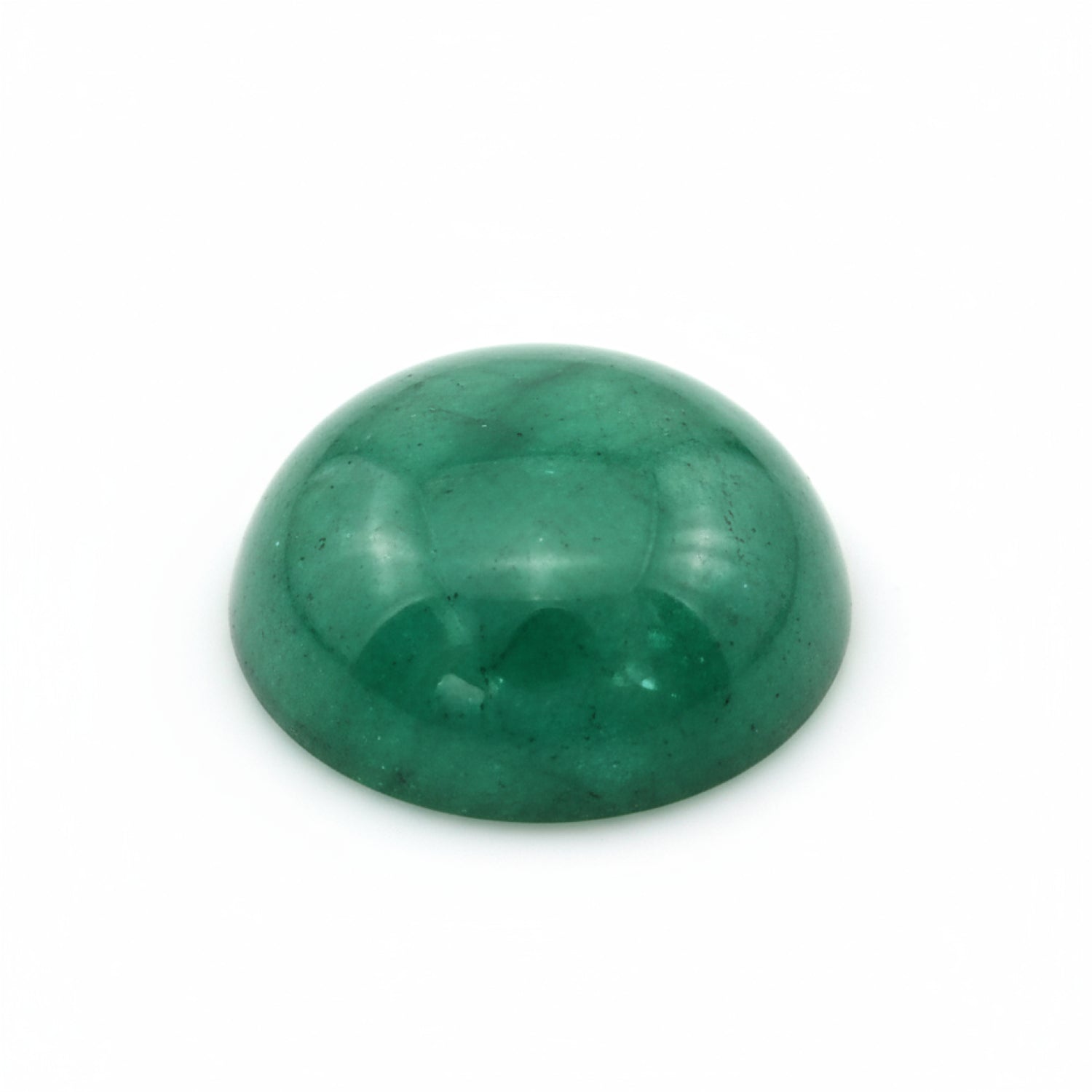 Emerald 1PC Tiny 6x6 MM Round Cabochon Green Shine Precious Loose Gems