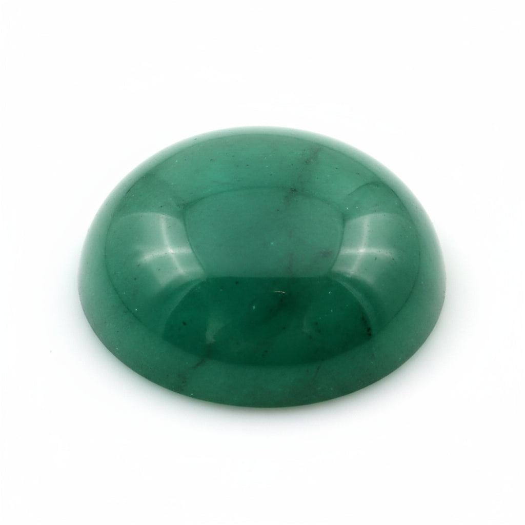 Emerald 1PC Small 7x7 MM Round Cabochon Green Fine Precious Loose Gemstone