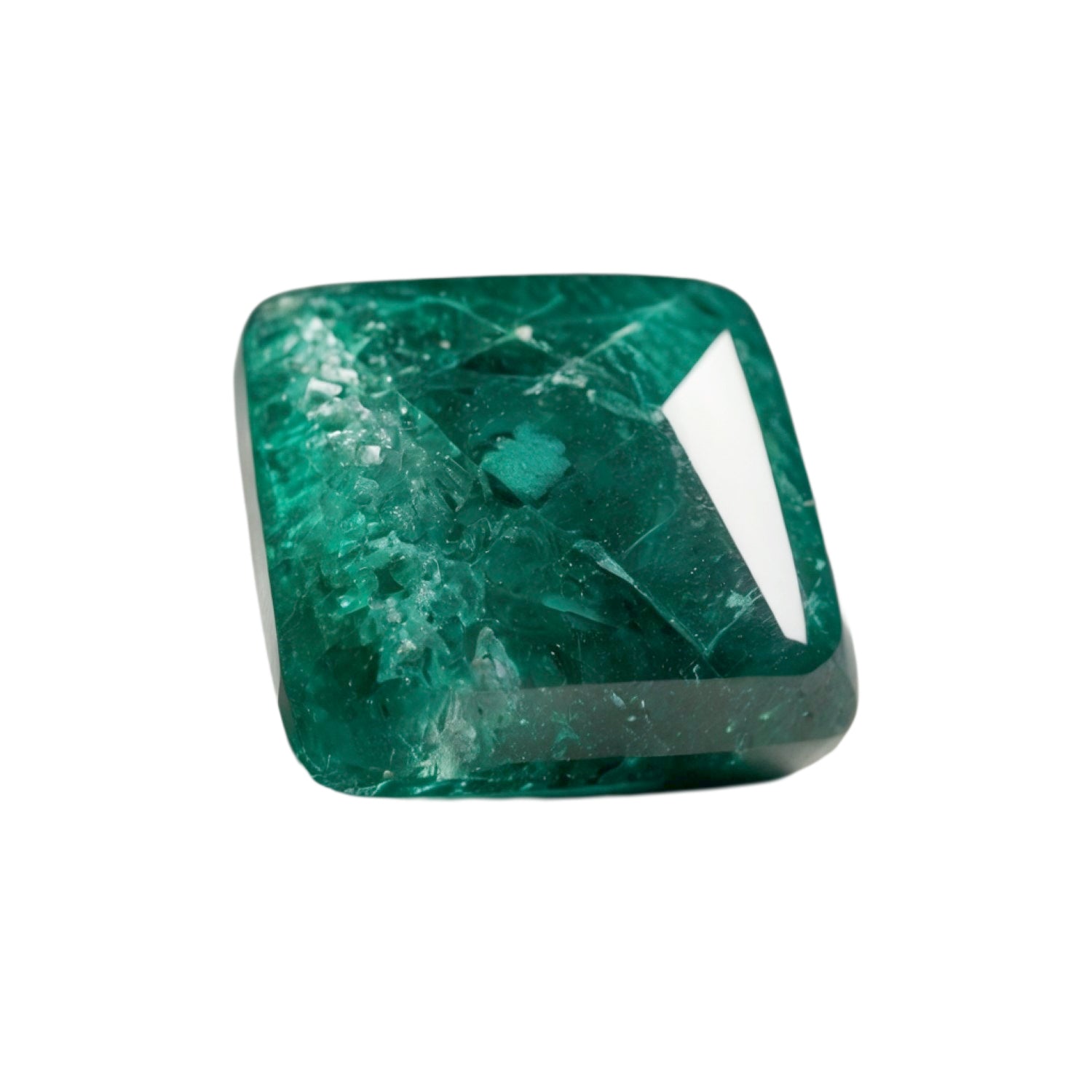 Emerald 1PC Tiny 6x6 MM Square Cabochon Green Genuine Precious Loose Gems