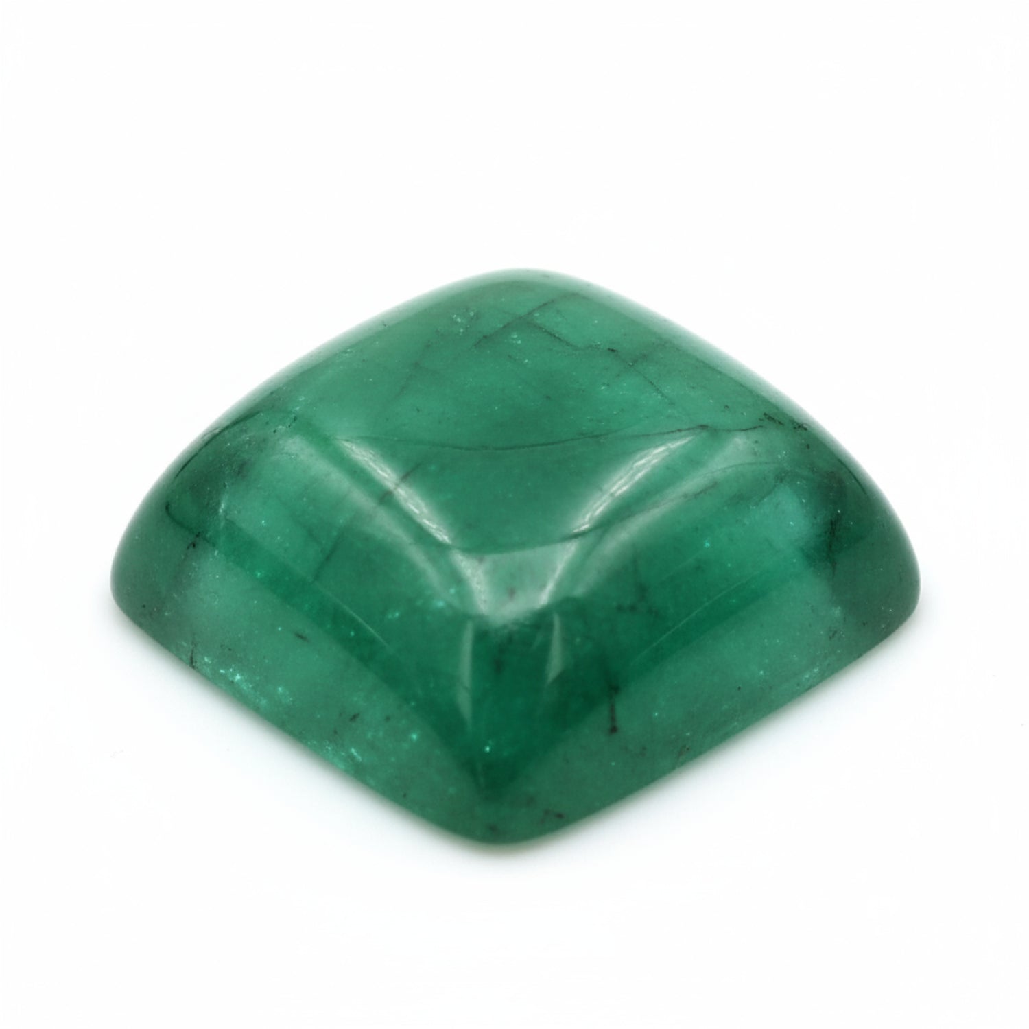 Emerald 1PC Tiny 6x6 MM Square Cabochon Green Genuine Precious Loose Gems