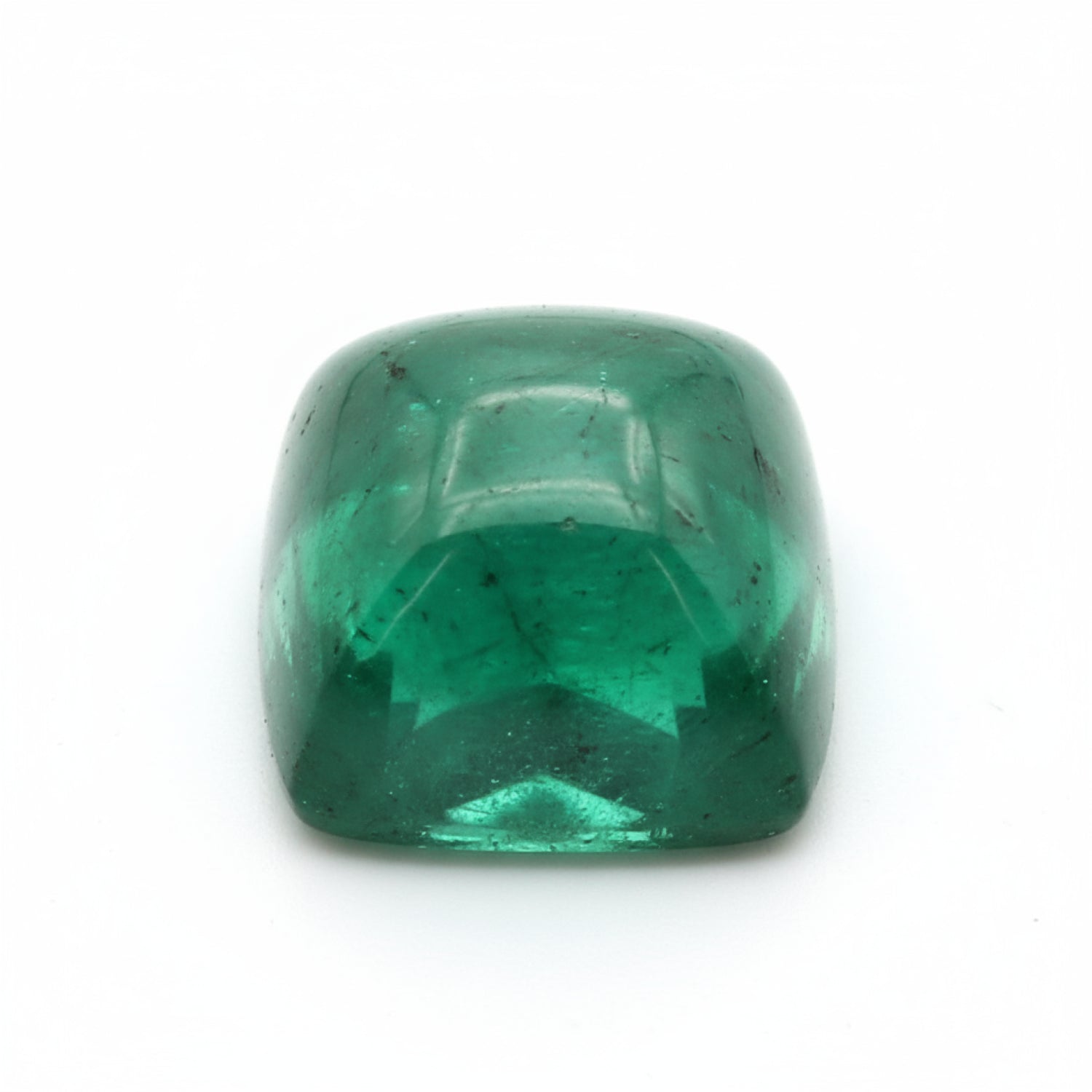 Emerald 1PC Small 7x7 MM Square Cabochon Green Superior Precious Loose Gemstone