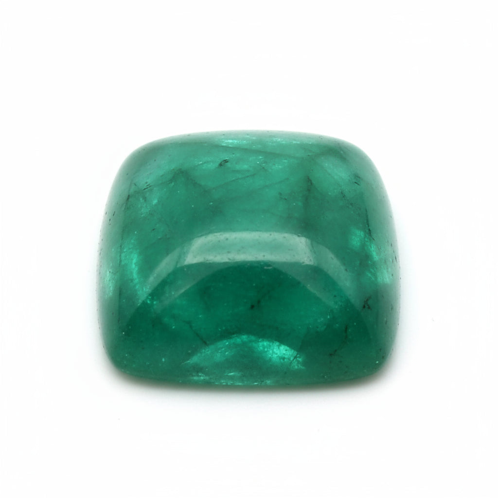 Emerald 1PC Small 8x8 MM Square Cabochon Green Pure Precious Loose Gemstones