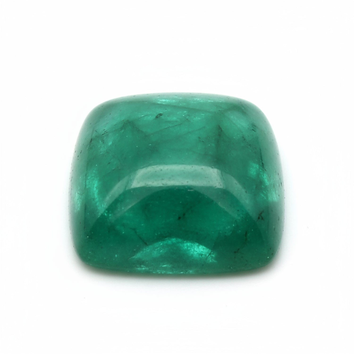 Emerald 1PC Small 8x8 MM Square Cabochon Green Pure Precious Loose Gemstones