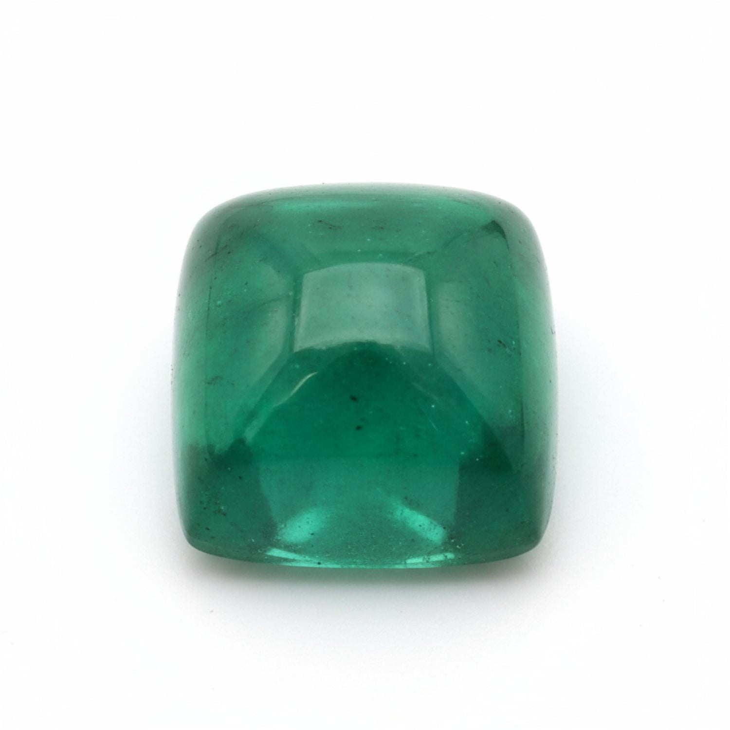 Emerald 1PC Medium 9x9 MM Square Cabochon Green Fiery Precious Semi Precious Gemstone
