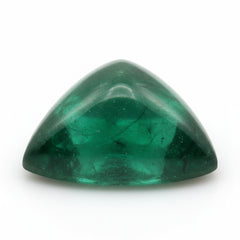 Emerald 10PC Tiny 4x4 MM Triangle Cabochon Green Splendid Precious Loose Gemstone