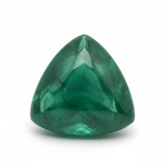 Emerald 1PC Small 7x7 MM Triangle Cabochon Green Shine Precious Precious Gemstone