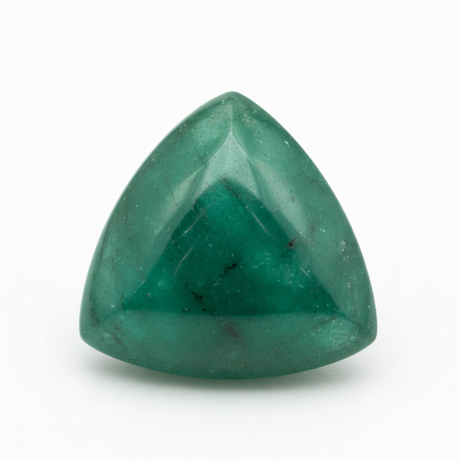 Emerald 1PC Medium 9x9 MM Triangle Cabochon Green High-Quality Precious Loose Gems