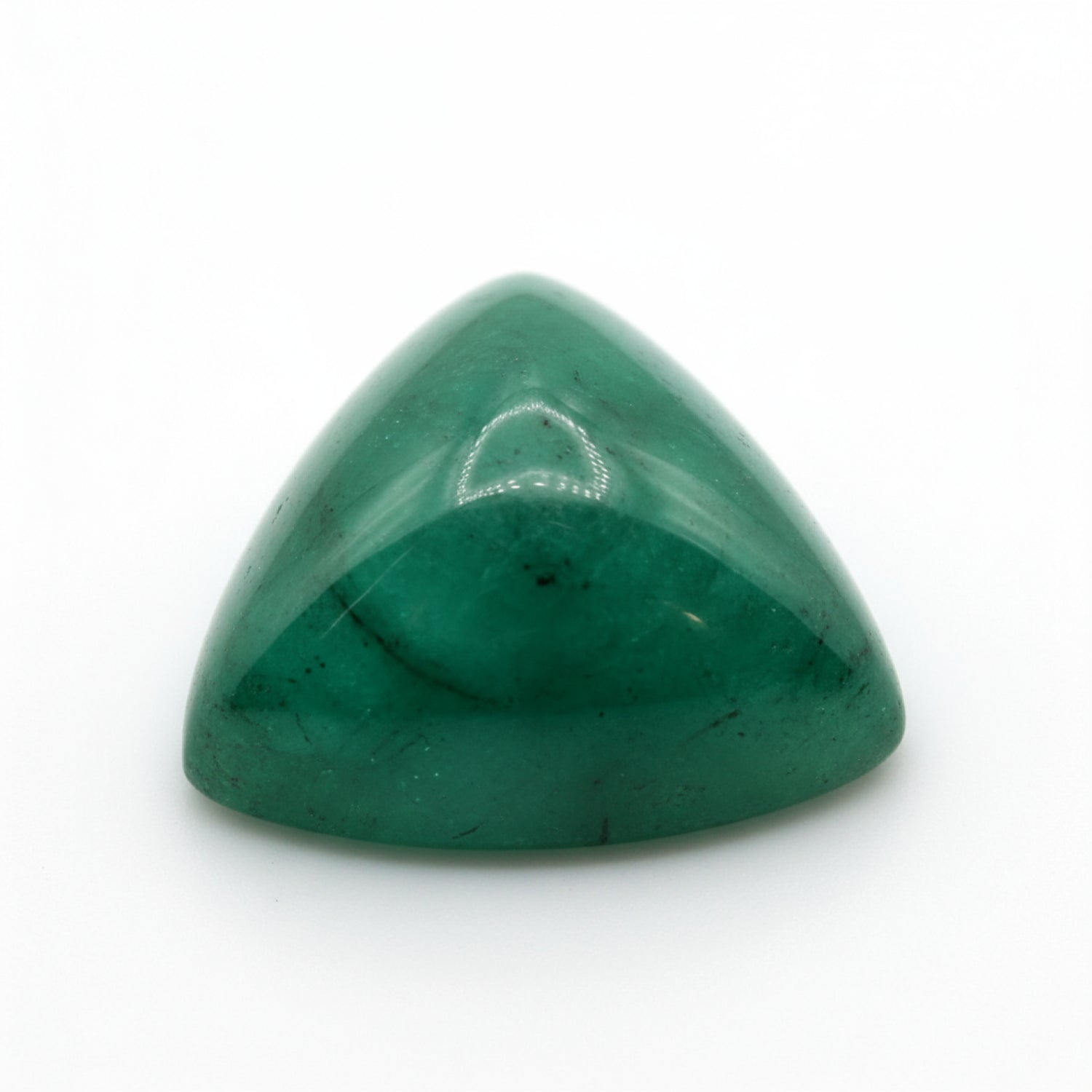 Emerald 1PC Medium 9x9 MM Triangle Cabochon Green High-Quality Precious Loose Gems