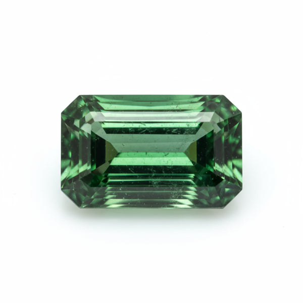 Emerald 1PC Chunky 10x20 MM Baguette Faceted Green Splendid Precious Gems