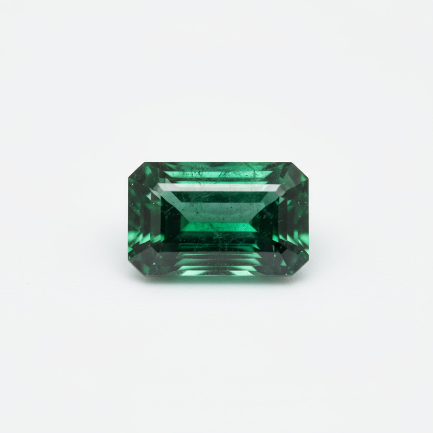 Emerald 10PC Tiny 2.5x5 MM Baguette Faceted Green Genuine Precious Loose Gems Hoofdafbeelding