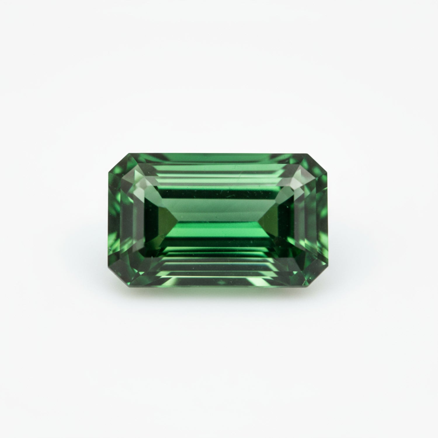 Emerald 10PC Tiny 2x4 MM Baguette Faceted Green Natural Precious Gems