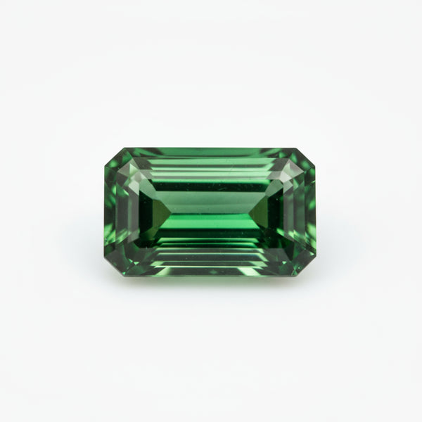 Emerald 10PC Tiny 2x4 MM Baguette Faceted Green Natural Precious Gems