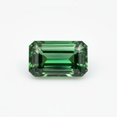 Emerald 10PC Tiny 2x4 MM Baguette Faceted Green Natural Precious Gems