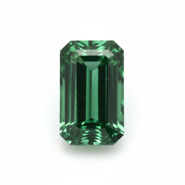 Emerald 1PC Small 5x10 MM Baguette Faceted Green Fiery Precious Gems