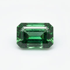 Emerald 1PC Small 5x10 MM Baguette Faceted Green Fiery Precious Gems
