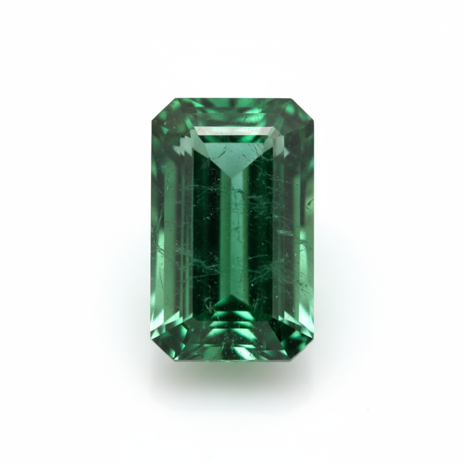 Emerald 1PC Small 6x12 MM Baguette Faceted Green Brilliant Precious Loose Gems Immagine secondaria del prodotto