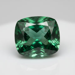 Emerald 1PC Chunky 13x13 MM Cushion Faceted Green Natural Precious Loose Gemstone