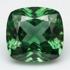 Emerald 1PC Chunky 14x14 MM Cushion Faceted Green Genuine Precious Loose Gemstones