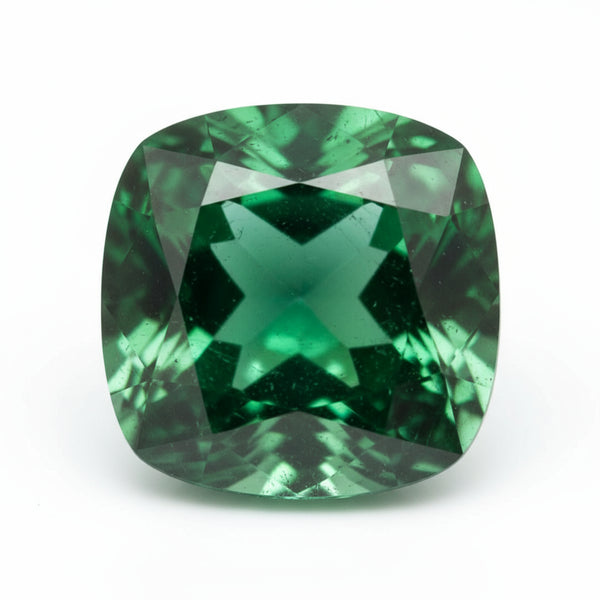 Emerald 10PC Tiny 3x3 MM Cushion Faceted Green Fiery Precious Gems