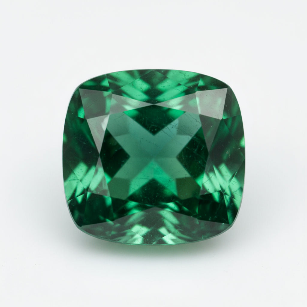 Emerald 10PC Tiny 4x4 MM Cushion Faceted Green Brilliant Precious Loose Gems