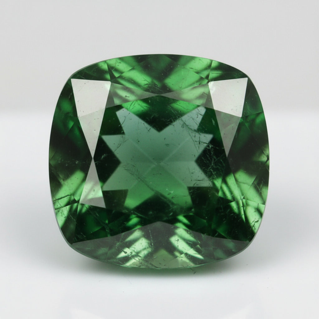 Emerald 1PC Tiny 5x5 MM Cushion Faceted Green Sparkling Precious Loose Gemstone