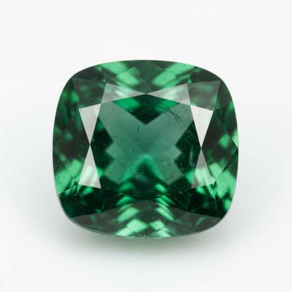 Emerald 1PC Tiny 6x6 MM Cushion Faceted Green Polished Precious Loose Gemstones
