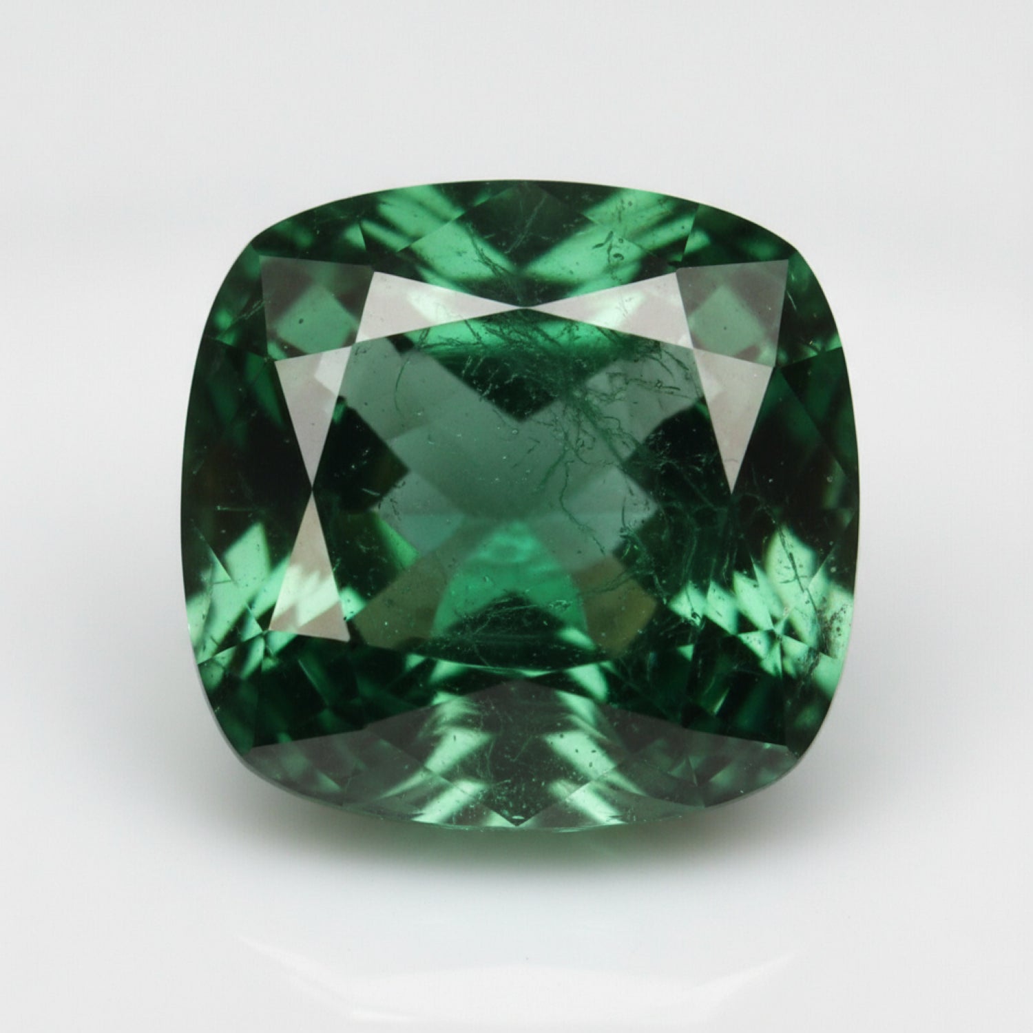 Emerald 1PC Small 7x7 MM Cushion Faceted Green Splendid Precious Gems