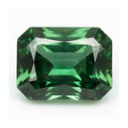 Emerald 1PC Large 10x14 MM Emerald Faceted Green Brilliant Precious Loose Gemstones