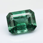 Emerald 1PC Large 10x14 MM Emerald Faceted Green Brilliant Precious Loose Gemstones