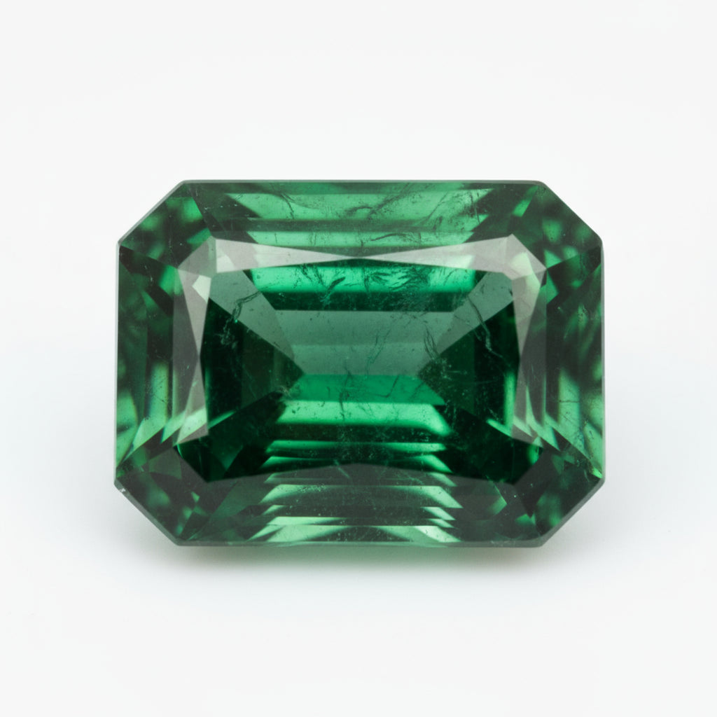 Emerald 1PC Chunky 13x18 MM Emerald Faceted Green Polished Precious Loose Gems
