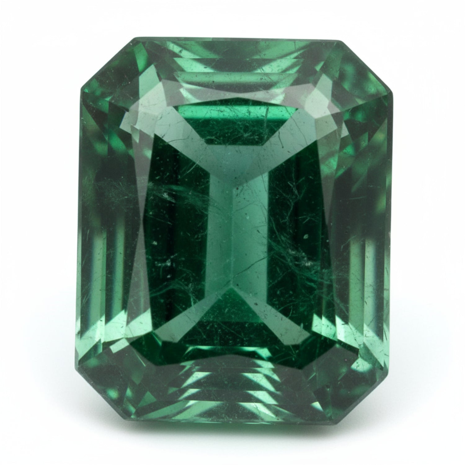 Emerald 1PC Chunky 15x20 MM Emerald Faceted Green Splendid Precious Loose Gemstone