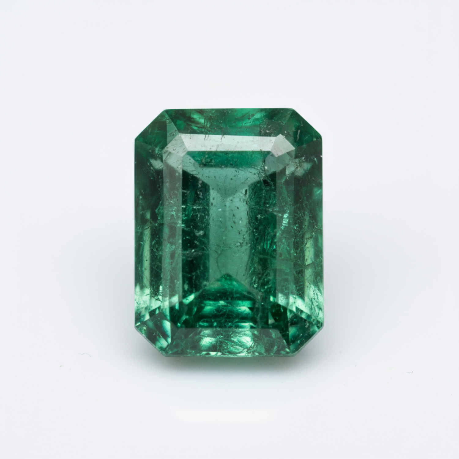 Emerald 1PC Tiny 4x6 MM Emerald Faceted Green Luster Precious Loose Gems Immagine secondaria del prodotto