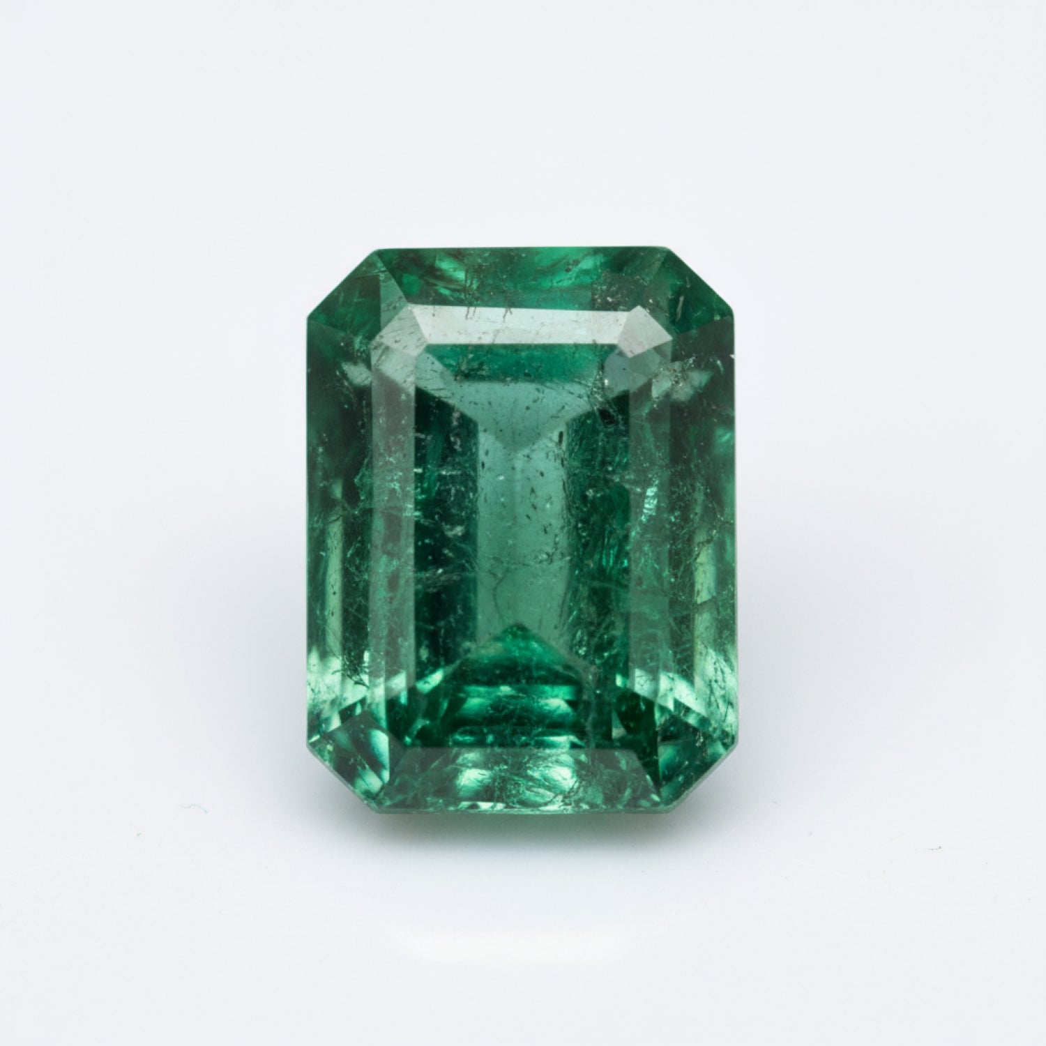 Emerald 1PC Tiny 4x6 MM Emerald Faceted Green Luster Precious Loose Gems